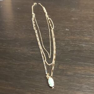 Kendra Scott Elisa Triple Gold Strand Necklace